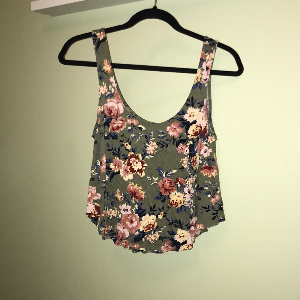 American Eagle Floral Soft and Sexy Tank